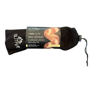 Sutra Yellow Mini Ceramic Curling Iron Wand NWT